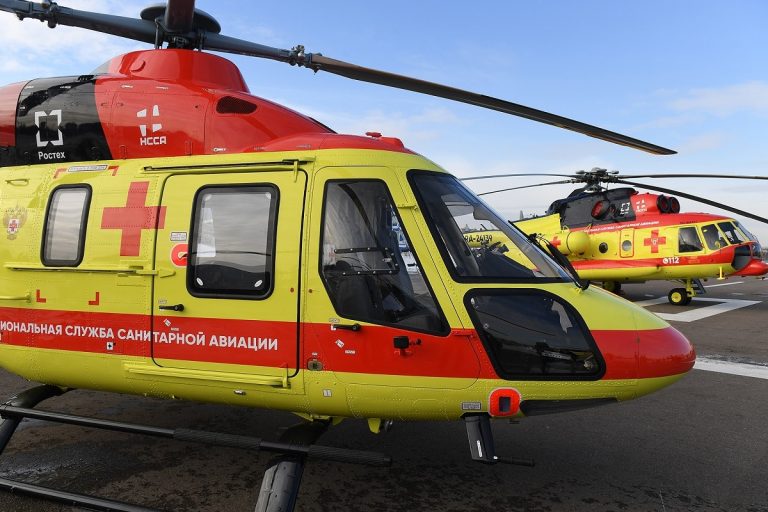 Тверская область получила современный вертолет для транспортировки пациентов