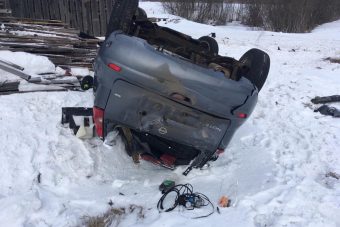 В Тверской области перевернулась легковушка. Есть погибший