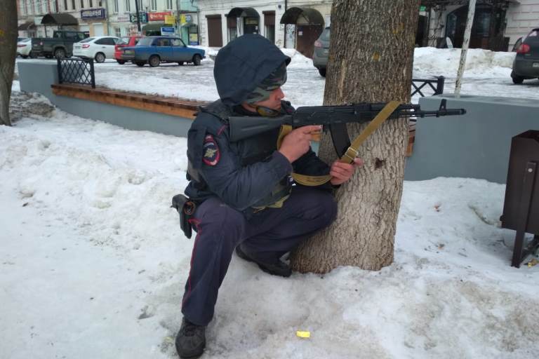 Под Тверью проходят учения по пресечению теракта