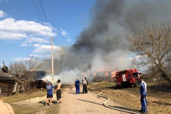 В Вышневолоцком районе сгорели пять строений В Вышневолоцком районе сгорели пять строений
