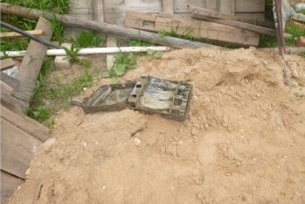 В Тверской области нашли хорошо сохранившийся ящик со снарядами, которые не успели использовать нацисты