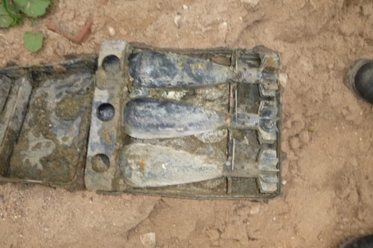 В Тверской области нашли хорошо сохранившийся ящик со снарядами, которые не успели использовать нацисты