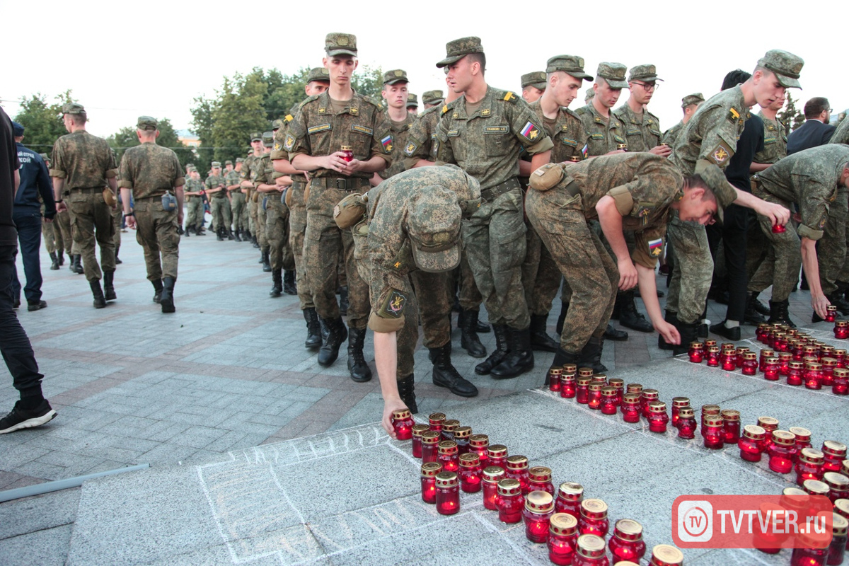 Ровно в 4 утра: 22 июня в Твери почтили память павших в Великой Отечественной войне