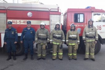 Пожарные спасли из огня жителя Кувшиново