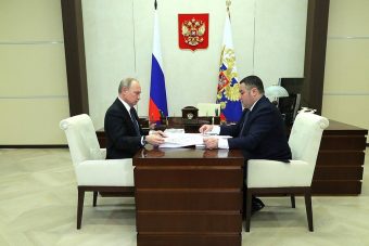 Президент РФ встретится с губернатором Тверской области