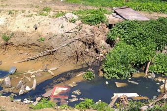 Тьмаку в Калининском районе загрязняли сточными водами