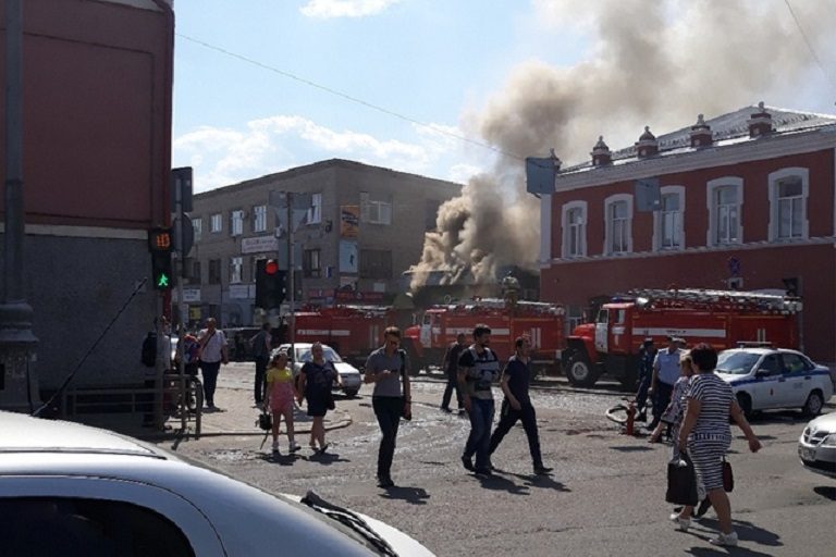 В Тверской области в огне пострадал "Ластик и промокашка"