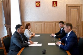 Губернатор Тверской области с главным казначеем России обсудили повышение качества управления финансами