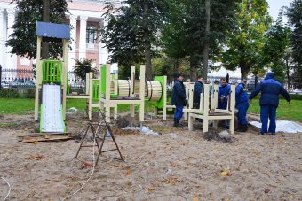 В парках Твери установят новые детские площадки