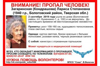 В Тверской области ищут бабушку с канистрой без горлышка