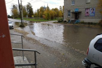 Тверская Атлантида: Вышний Волочек опять ушел под воду Вышний Волочек опять ушел под воду
