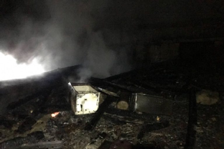 в Тверской области на пожаре погиб человек