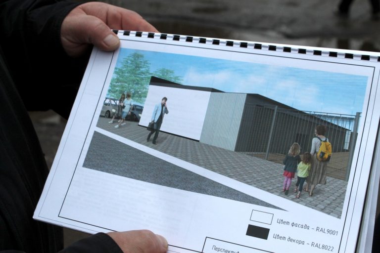 В Твери на месте рынка у вагонзавода начали строить крытый торговый павильон