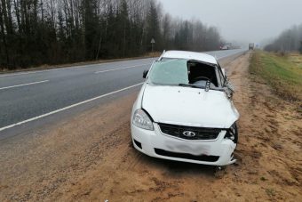 В Тверской области LADA Priora при обгоне столкнулась с «Газелью»