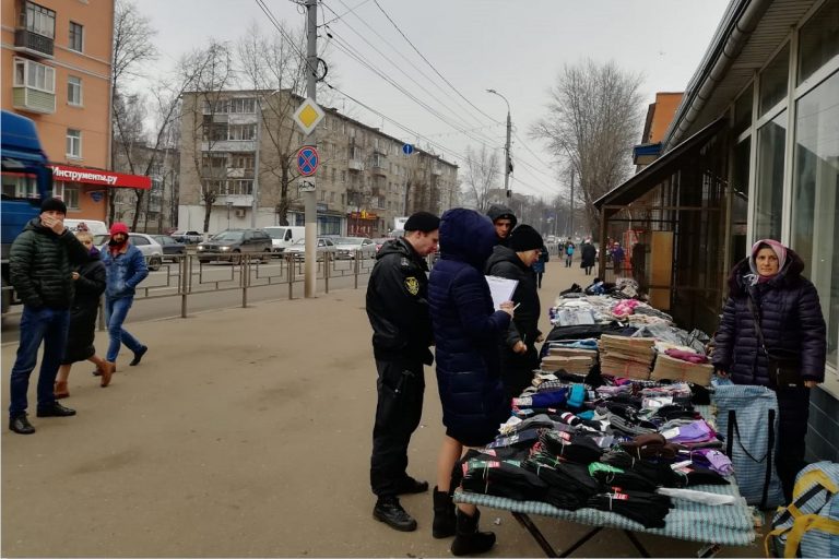 рейд по нелегальной торговле