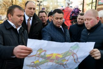 Губернатор Тверской области проверил ремонт объектов, которые готовят к юбилею Победы