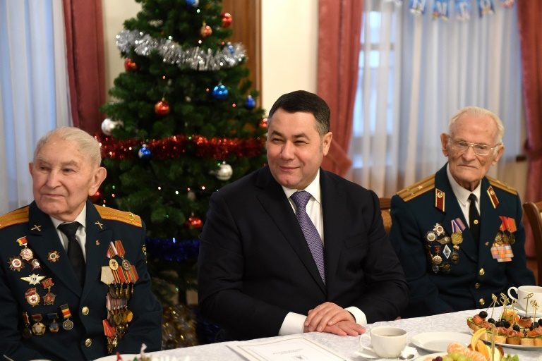 Губернатор Игорь Руденя провел предновогоднюю встречу с тверскими ветеранами