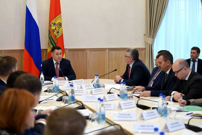 Подготовку к празднованию 75-летия Победы губернатор Игорь Руденя обсудил с членами Правительства Тверской области