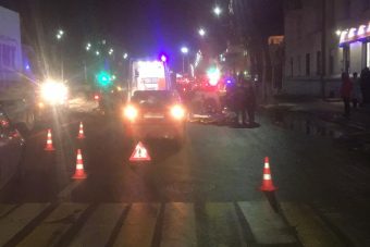 На площади Гагарина в Твери сбили мужчину