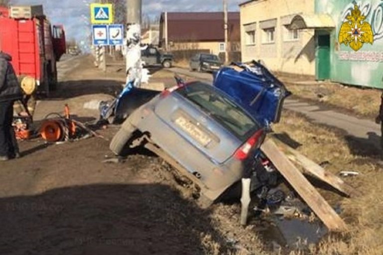 В Торжокском районе легковушка протаранила опору ЛЭП. Водитель погиб