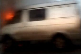 Автомобиль загорелся на дороге под Тверью