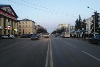 На проспекте Ленина в Твери сбили пенсионера