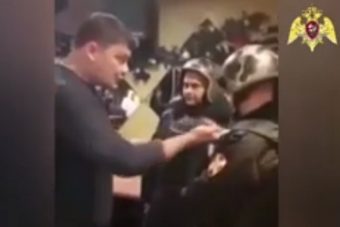 Нападение на сотрудников Росгвардии в Тверской области попало на видео