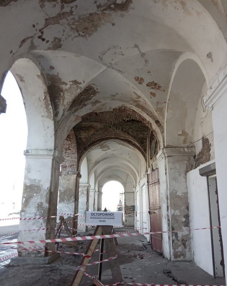 В Тверской области рухнула часть памятника культурного наследия федерального значения