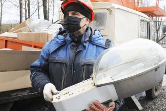 В Твери освещают Московское шоссе В Твери освещают Московское шоссе
