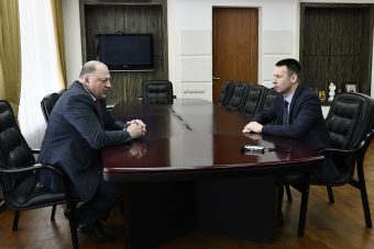 Сергей Голубев провел рабочую встречу с руководителем УФНС по Тверской области Александром Белишевым Сергей Голубев провел рабочую встречу с руководителем УФНС по Тверской области Александром Белишевым