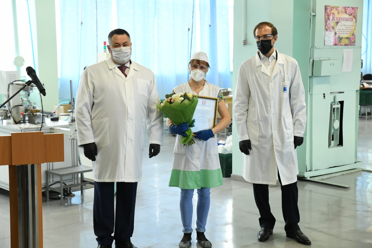 В Тверской области заработала линия по производству медицинских респираторов