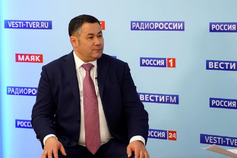Игорь Руденя в прямом эфире описал ситуацию в Тверской области