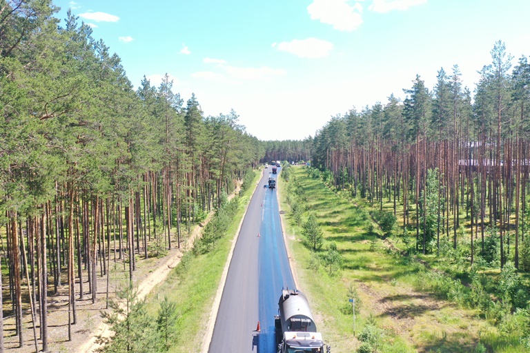 В Тверской области продолжается ремонт автодороги «Москва - Рига» - Андреаполь - Пено - Хитино