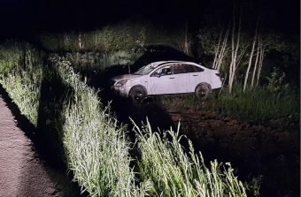 В Рамешковском районе вылетела в кювет иномарка