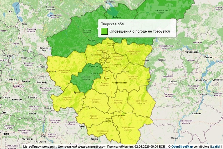 Карта осадков г балаково