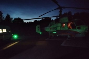 В ДОКБ доставили вертолетом ребенка из Торопецкого района