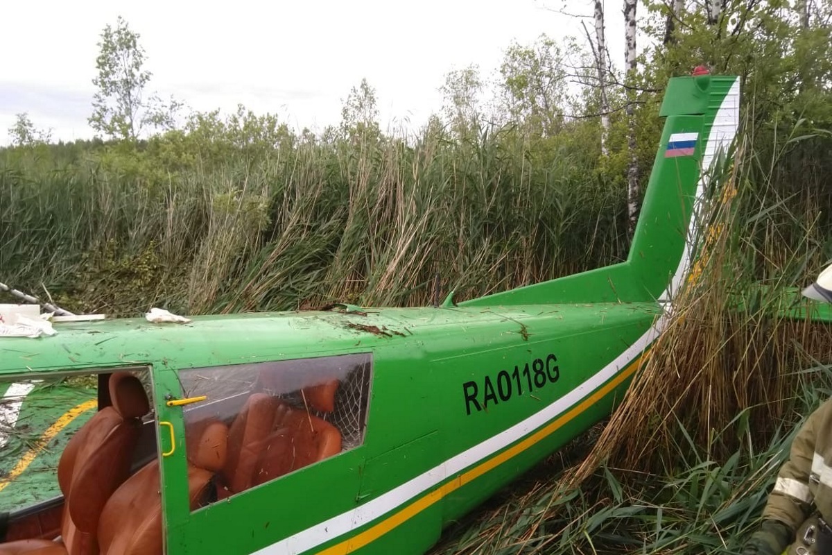 В Калязинском районе легкомоторный самолёт с ребёнком на борту совершил жёсткую посадку