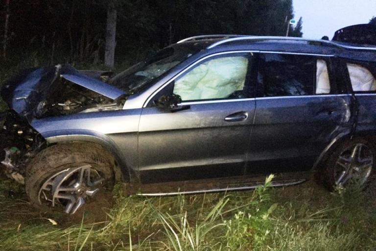 В Тверской области пьяный водитель на дорогой иномарке протаранил дерево
