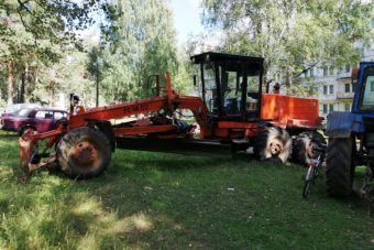 В Тверской области рецидивист угнал автогрейдер