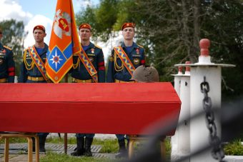 В Тверской области перезахоронили останки красноармейцев