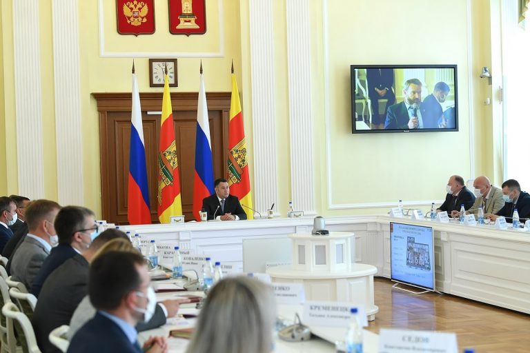 На заседании правительства Тверской области обсудили реновацию "Морозовского городка"