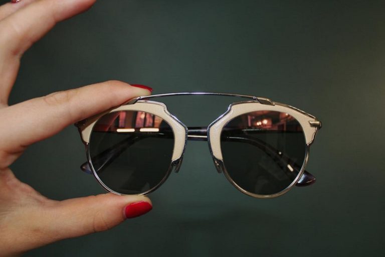 Большие круглые очки от солнца – голливудский шик