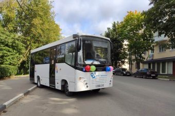 На один из основных маршрутов общественного транспорта в Ржеве вышли новые автобусы На один из основных маршрутов общественного транспорта в Ржеве вышли новые автобусы