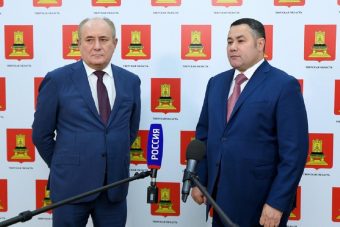 Игорь Руденя встретился с заместителем Председателя Правления ПАО "Газпром" Игорь Руденя встретился с заместителем Председателя Правления ПАО "Газпром"