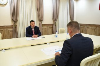 Губернатор Тверской области встретился с главой Удомельского округа