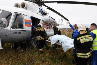 Четверых пациентов доставили в Тверь вертолеты санавиации из Бежецка и Кашина