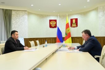 Губернатор Игорь Руденя обсудил развитие Твери с главой города Алексеем Огоньковым