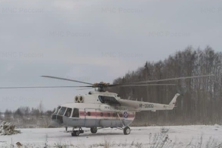 Пациента Нелидовской ЦРБ экстренно доставили вертолетом в Тверь