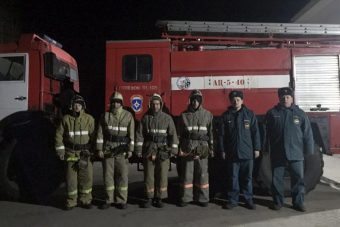 В Торопце спасли из горящего дома мужчину