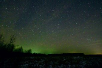 Северное сияние наблюдали в Тверской области